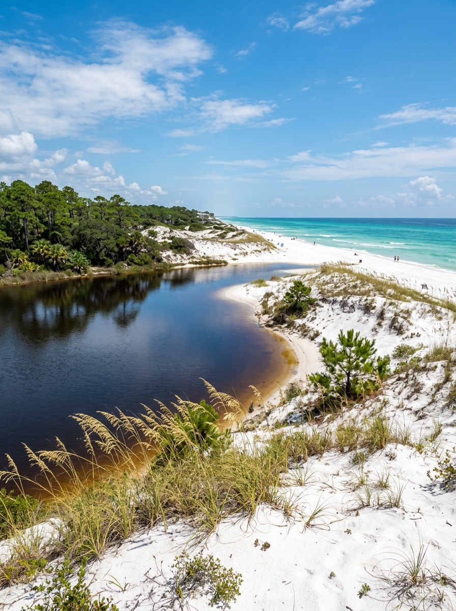 Grayton Beach 30A neighborhood - Dune lakes & state park