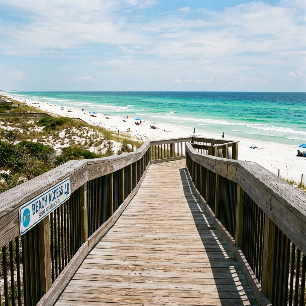 Inlet Beach Coastal Dune Boardwalk - Beaches & Parks in Inlet Beach